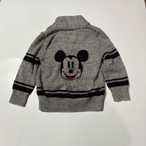 Gap x Disney Mickey Mouse Cardigan sweater Toddler Boys size 4 - Picture 2 of 4